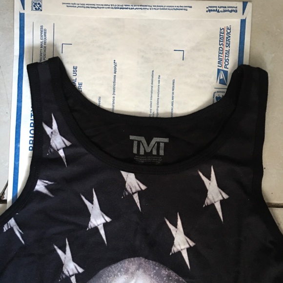 Men’s Floyd Mayweather TMT “The Money Team” Hard Work dedication tank Shirt Sz S - Picture 8 of 12